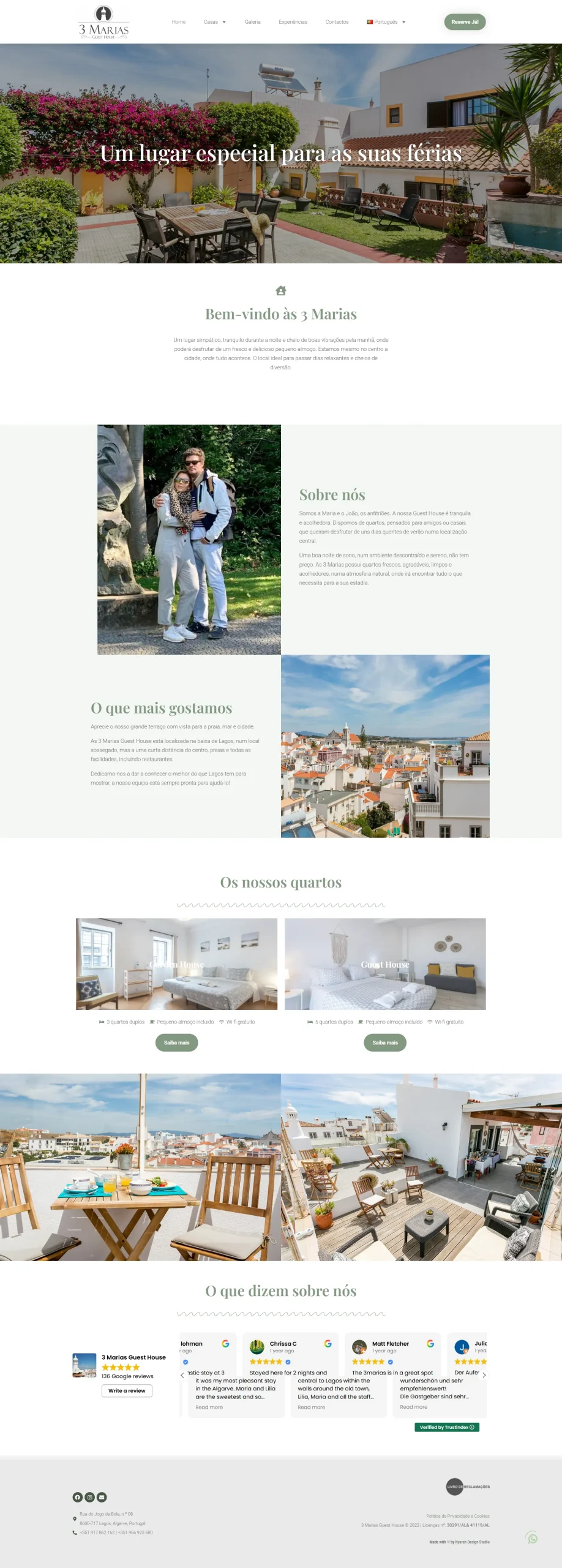 Website 3 Marias Guest House
