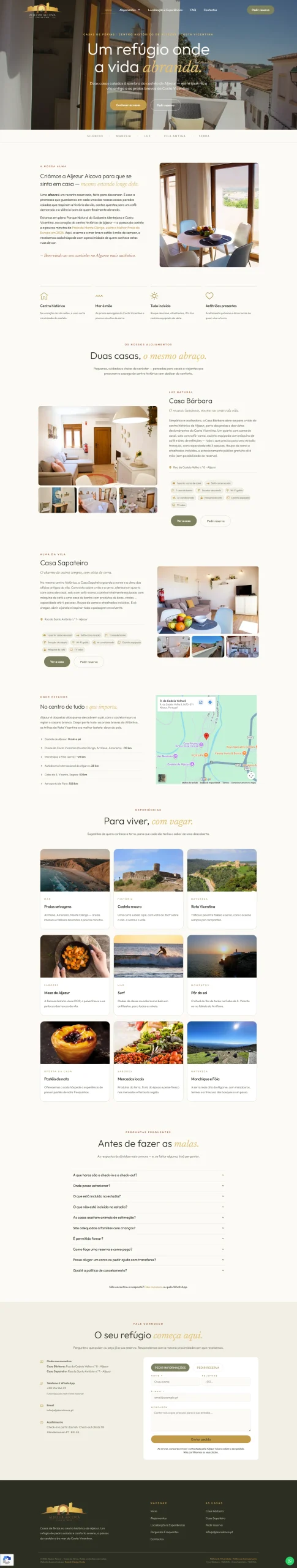 Website Aljezur Alcova