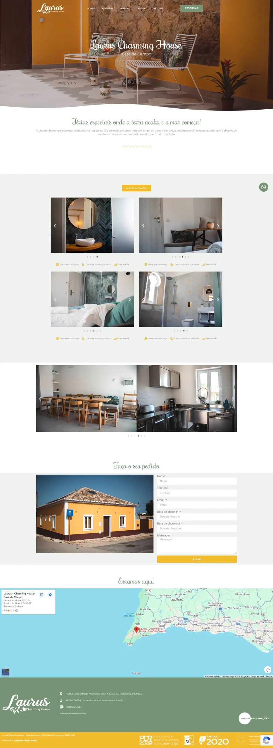 Website Laurus Charming House